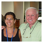 Deb Sufrin with Cale Yarborough during Rally Appalachia 2011