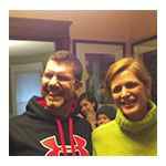 Noel Sufrin with U.S. Ambassador to the U.N., Samantha Power on Thanksgiving 2013